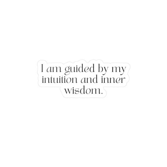 I am Guided Affirmation Sticker