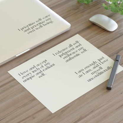 Long Self-Love Affirmations Sticker Sheet