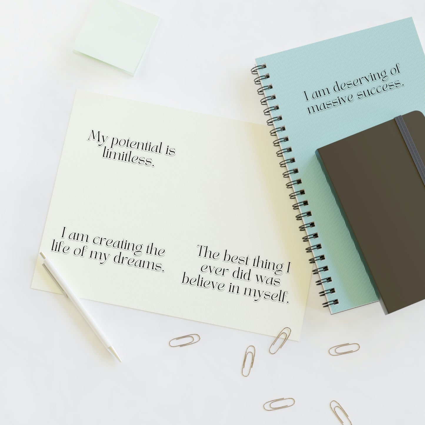 Short Success Affirmations Sticker Sheet