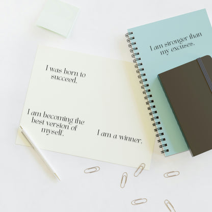 Short Success Affirmations Sticker Sheet