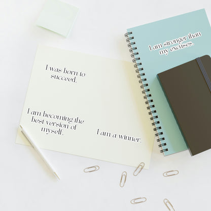 Short Success Affirmations Sticker Sheet