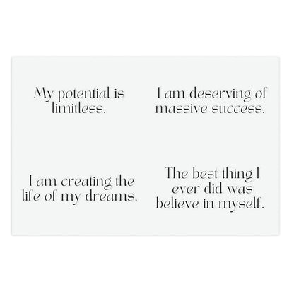 Short Success Affirmations Sticker Sheet